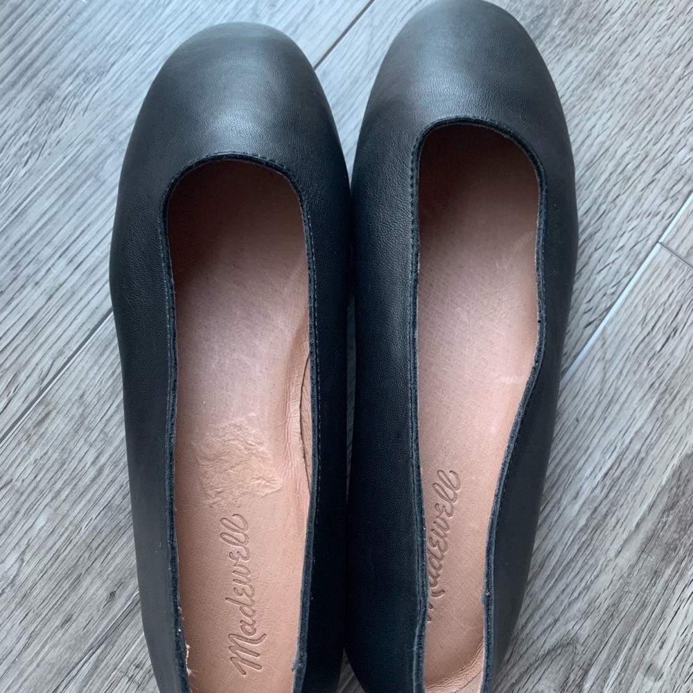 Madewell Black Ballet Flats Size 8